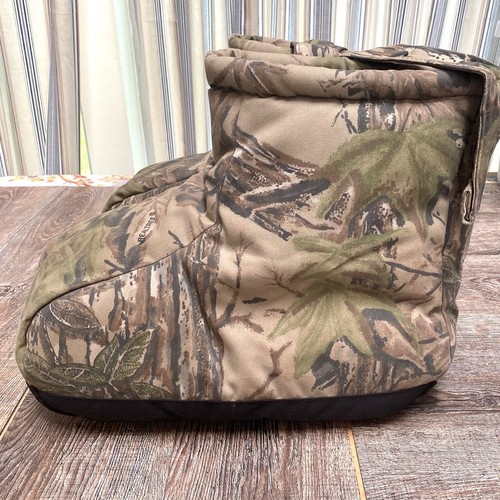 Vtg ICEBREAKER Insulated Overboot Sz M Realtree Camo Boot Blanket Warmer Hunting - Picture 4 of 12