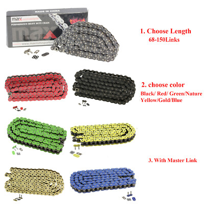 520 Motorcycle Atv O-Ring Drive Chain 520-Pitch with 1 Connecting
