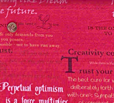 Feelings Collection  words Trust Creativity Art Gallery fabric
