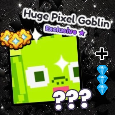 Huge Pixel Goblin + 15 Millions Diamonds. Grow An Egg Event. PS99. Same Day