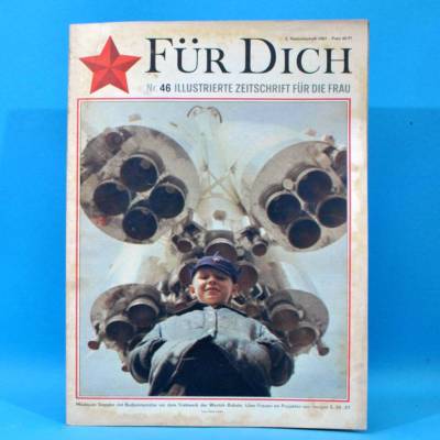 DDR FÜR DICH 46 1967 Oktoberrevolution Karl-Marx-Stadt Ichthyosis Wostok Mode M