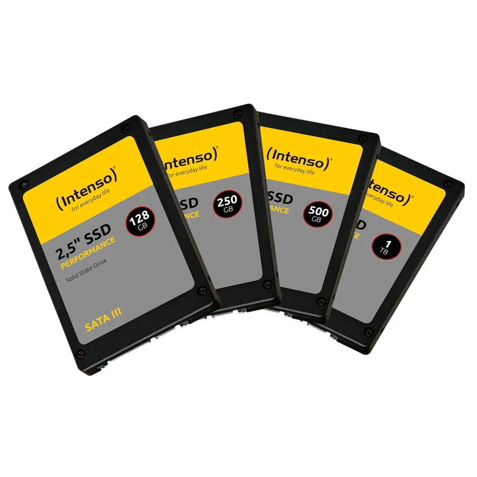 Intenso Performance Interne SSD Festplatte 2,5" 128 GB 250 GB 500 GB 1 TB 2 TB - Bild 3 von 4