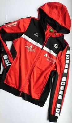 erima: Rhein-Wied Trainingsjacke Jacke mit Kapuze, Rot, Gr.: M