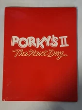 PORKY'S II THE NEXT DAY MOVIE PRESS KIT W/ PHOTOS ROD BALL WYATT KNIGHT 1982 FOX
