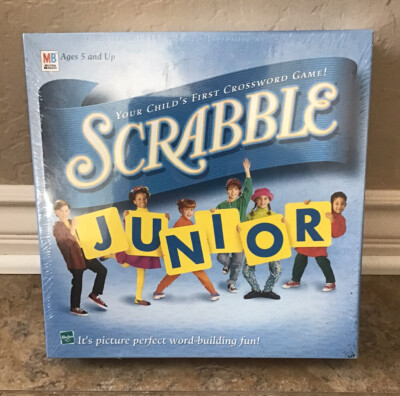NEW SEALED! 1999 VINTAGE Scrabble Junior Board Game Hasbro Milton Bradley Game