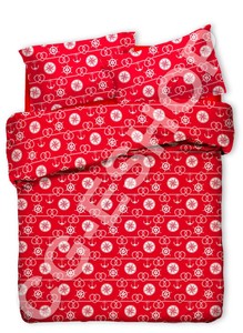 PARURE COPRIPIUMINO LETTO UNA PIAZZA E MEZZA 1 1/2 TIMONE ...