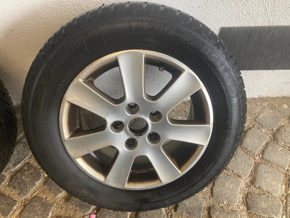 4 Winterräder für SKODA OCTAVIA auf Alufelge / 195/65 R15 91T - knapp 5mm Profil - Bild 3 von 4