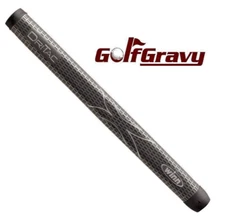 1 Winn Dri-Tac Medallist Pistol Standard Golf Putter Grip Dark Gray - M8DT-DG