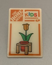 The Home Depot - Kids Workshop - Flower Pot Box Pin 1.5 X1 NEW