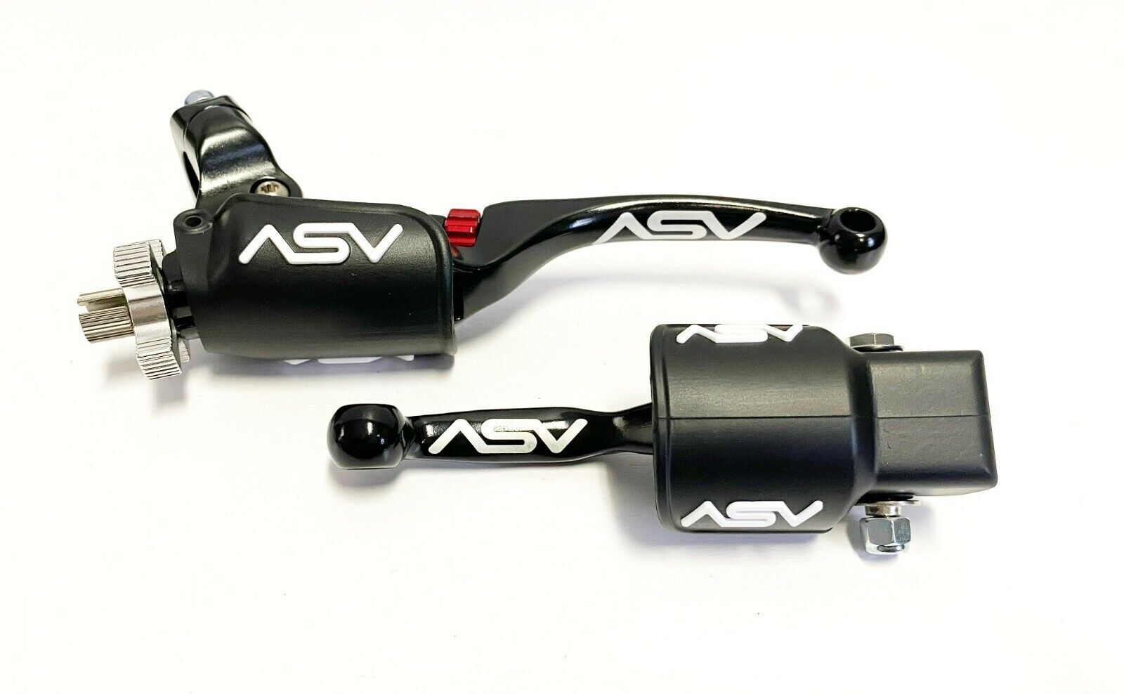 ASV F4 Front Brake Clutch Perch Levers Black Pair Pack Dust Covers KX 65 85 100 eBay