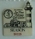 1973 HERITAGE CLASSIC ADMISSION BADGE (HALE IRWIN