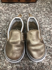 girls gold vans