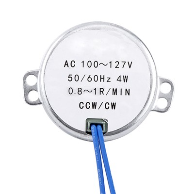 Synchronous Motor Large 50/60Hz AC 100-127V 0.8-18R/Min CCW/CW 4W