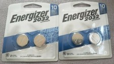 Lot of 4 Energizer ECR2032 Genuine Fresh Date CR2032 2032 Lithium 3V Batteries