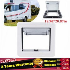 RV Caravan Hinged Push Out Window Top-Hung Camper Skylight Hatch Vents 4...