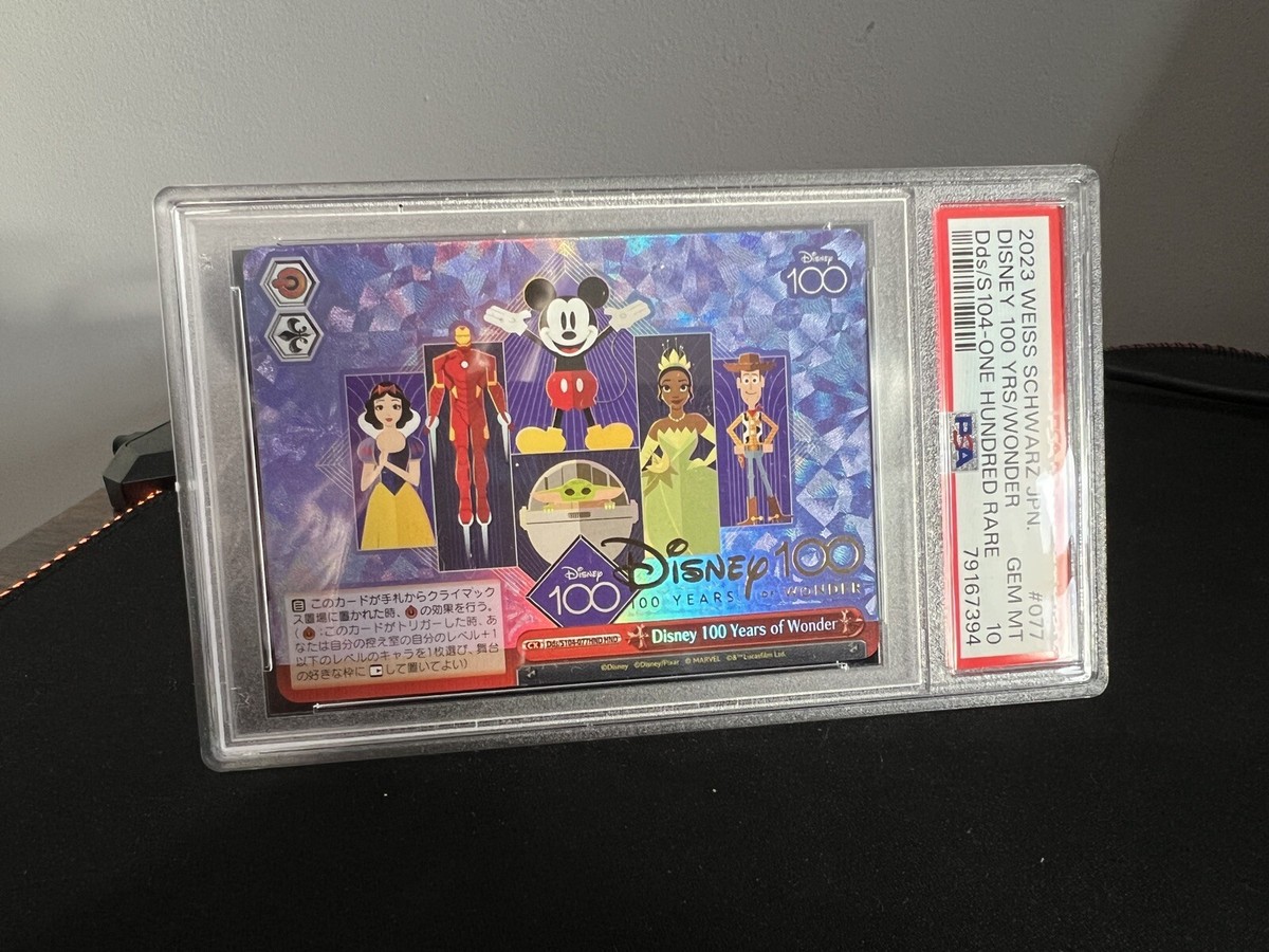 Disney 100 Years of Wonder - PSA 10 - Weiss Schwarz Disney 100