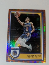 Jordan Poole 2022 NBA Hoops Gravity /75 Warriors Knicks