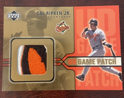 CAL RIPKEN JR 2005 Upper Deck UD GAME PATCH #GP-CR BALTIMORE ORIOLES BIRD LOGO
