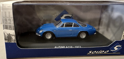 Solido Alpine A110 Sportwagen 1973 blau Modellauto 1:43 mit OVP