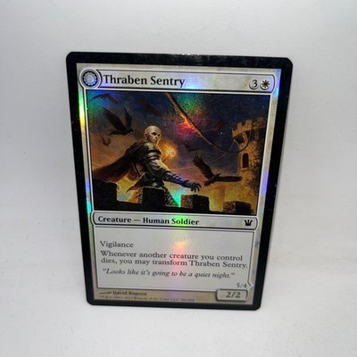 Thraben Sentry 38 Common Innistrad Magic: The Gathering Foil Moderately Played