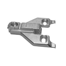 Blum 175L6600.22 Face Frame Mounting Plate 0mm, Die-Cast Nickel, Screw-On 2 Pack
