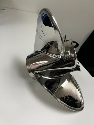 15 x 21 Stainless Boat Propeller For Evinrude OMC Johnson 130-300HP 15Tooth RH - Picture 3 of 7