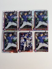 Topps Chrome 2025 Cade Horton Chicago Cubs Rookie Card Lot of 6