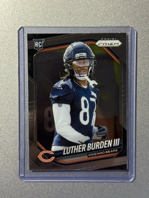 Luther Burden III Chicago Bears Panini Prizm NFL 2025 ROOKIE CARD
