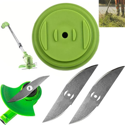 3 Pcs 6 inch Grass Cutter Blades, Brush Cutter Trimmer Head, Steel Blade Cutting