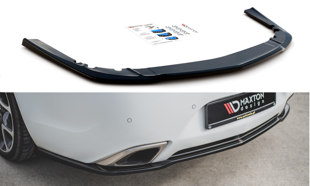 Splitter arrière Opel Insignia Mk1 OPC Facelift Maxton rajout pare-chocs noir