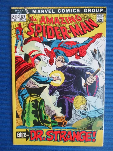 AMAZING SPIDER-MAN # 109 - (VF) -ENTER:DR. STRANGE-ORB-GWEN STACY-HARRY OSBORN
