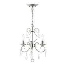 Livex Lighting - Donatella - 3 Light Convertible Mini Chandelier in French