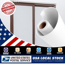 Frosted Glass Film Static Cling Office Bedroom Bathroom Home Window Tint