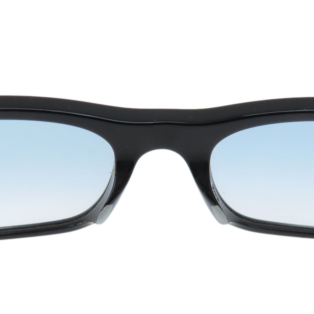 Burberry Rectangle Sunglasses Black Frame White T… - image 6
