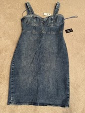NWT Express Denim Sheath Dress Size 10