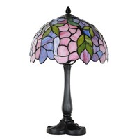 5LL-6308 Tiffany-Lampe-Leuchte-Tischlampe-Tischleuchte Clayre & Eef / Lumilamp