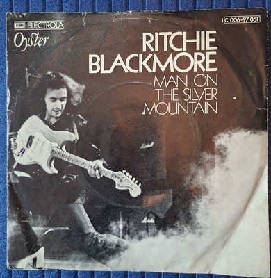 Ritchie Blackmore - Man On The Silver Mountain - Original Single 1975 - rare  DE