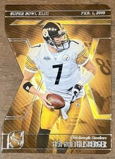 2025 Silhouette Football BEN ROETHLISBERGER Super Bowl XLIII Die Cut #11