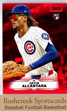 2025 Stadium Club #91 Kevin Alcántara RC Rookie Red Foil