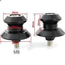 M8 X1.25 Universal Motorcycle Swing arm Spools/Swing Arm Stand Screw Fit for ...