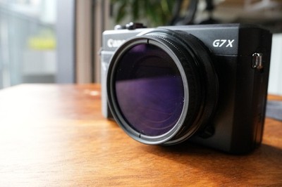 Canon G7X Mark II | f/1.8 Lichtstark | K&F Polfilter | 2 Akkus | Zubehörpaket