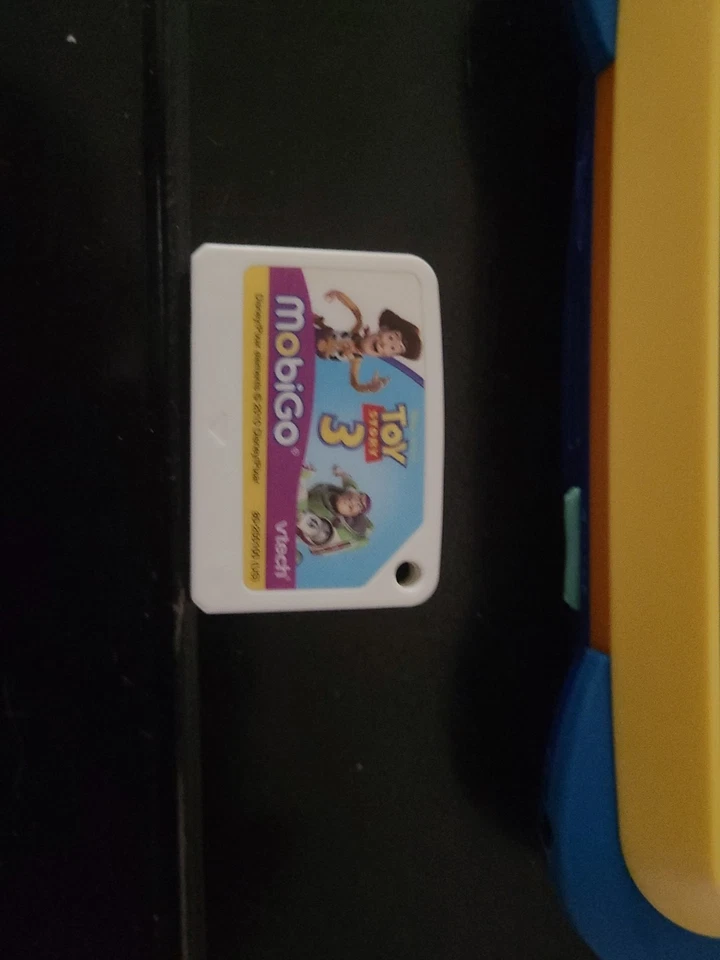  Vtech Mobigo Touch Learning System Blue/Yellow with 2 Games Reqd Discription  - Image 2 of 4