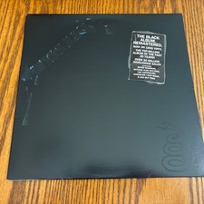 METALLICA Black Album 2LP 180g Hype Sticker R...