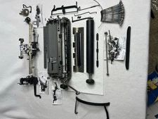 Vintage 1949 Lot Royal KMG Typewriter Pts. Carriage/Rail,Escapement,Platen, Many