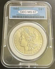 1885 Morgan Silver Dollar BU (see description)