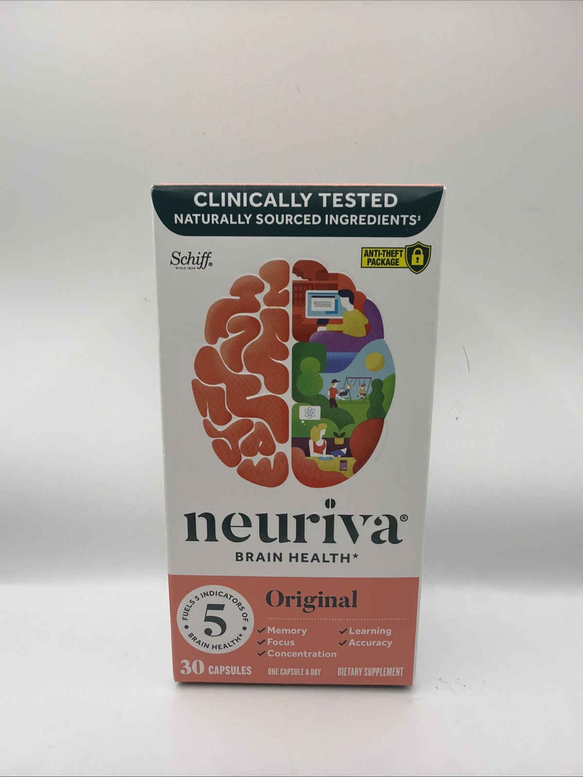 Neuriva Original Brain Performance. 30 Capsules, Expires 09/2026