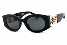 New Roberto Cavalli SRC064 0700 Black/Grey 53-22-130 Sunglasses