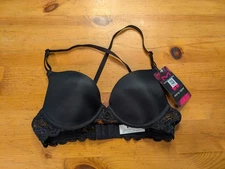 NWT Maidenform Underwire Bra 05809S Size 34A Black Lace List: $38