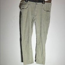 Tailor Vintage Tan Corduroy Pants Slim Fit Comfort Stretch W38 L 30