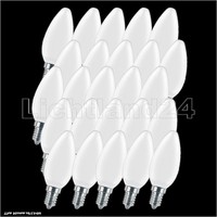 50Er Pack E14 Led Filament Kerze Matt C35 - 2W (= 25W) 2700K Warmweiß GlüHlampe